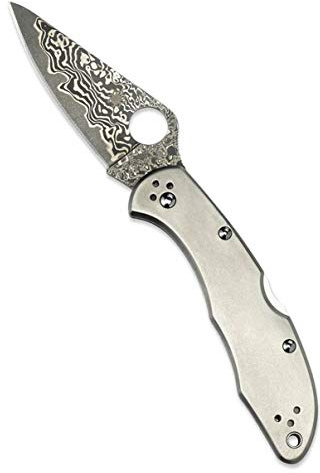 Spyderco, Taschenmesser, Delica 4 Lockback Dam, Klinge: 7.6 cm, Rot, Klappmesser, Taschenclip, Gray