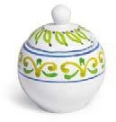 Fade 50157 Maison Toscana zuccheriera, porcellana, bianco