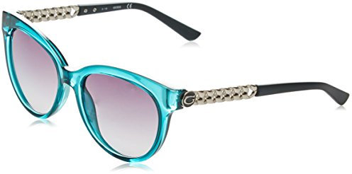 Guess GF600492B56 GF600492B56 Groß Sonnenbrille 52, Blau