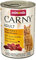 Carny Katzen Nassfutter Rind + Huhn + Entenherzen (6 x 400g), Katzen Nassfutter von animonda ohne Getreide und Zucker, mit frischen fleischlichen Zutaten