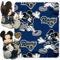 NORTHWEST The Company NFL Los Angeles Rams Character Hugger Kissen & Fleece Überwurfdecke Set, 101,6 x 127 cm, Mickey Mouse Alternate