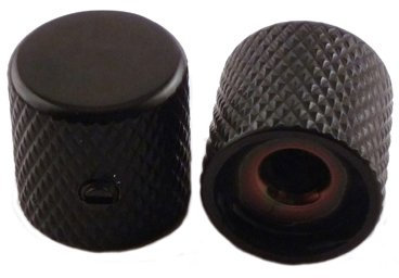 Metal Telecaster Style Volume Tone Control Knob for Solid Shaft Pots