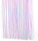 1St. Lametta 40x50cm Klar - Iris // Weihnachtsgirlande Silvester Karneval Weihnachten Deko Christbaumschmuck Girllande