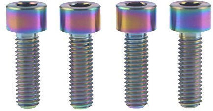 Titanium Ti Din912 Lot de 4 vis hexagonales M8 x 25 mm