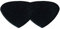 Pick Boy Plektrum/Pick Carbon Nylon, 0,88 mm, mittel, schwarz, 12 Stück