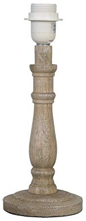 Clayre & Eef 6LMP008 Lampe Holz Braun (OHNE SCHIRM) ca. Ø 12 x 31 cm