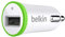 Belkin KFZ-Ladegerät (USB, 1000 mA) für iPod, iPhone (iPhone 6 und iPhone 6 Plus) und weitere Mobilgeräte weiß