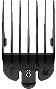 Wahl Comb nº8-25mm, Black, Standard
