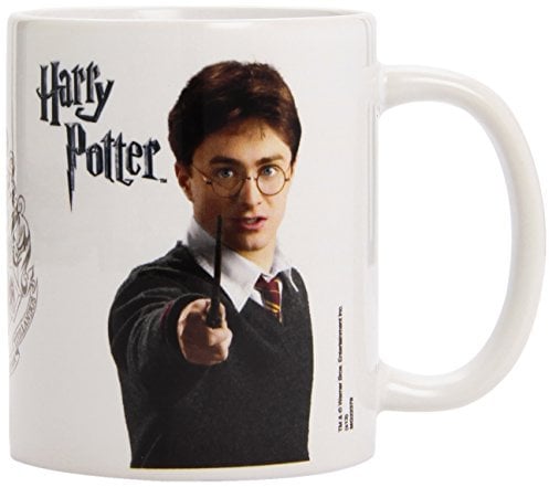Harry Potter Ceramic Mug with Photograph of Harry and Hogwarts Crest in Presentation Box - Official Merchandise