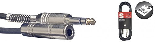 Stagg SAC6PSJS DL Audio Kabel (6m, DLX Klinke Stecker-auf-Buchse)