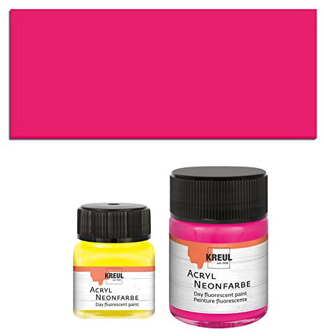 NEU Kreul Neon-Acrylfarbe 20ml Pink