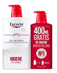 Eucerin Family Pack Ph5, Pack de Gel De Baño 1000 ml y Gel De Baño 400ml