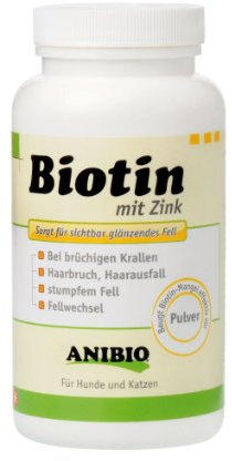 Anibio Biotin - Ergänzungsfuttermittel für Hunde und Katzen - 220 g
