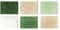 Rayher 1453008, Set tessere per mosaico, tasselli in vetro, piastrelle ideali per decorazioni e fai da te, 1x1 cm, ca. 1300 pz, sfumature di verde.