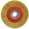 MAURER - Cepillo Acero Latonado Circular Ø 150x29 mm.
