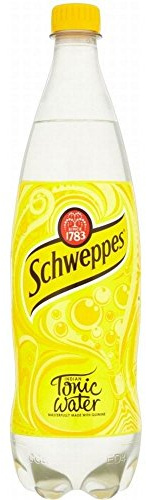 Schweppes Indian Tonic Water (1L) - Pack of 2