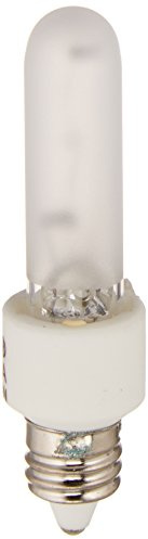 Bulbrite KX20FR/MC Mini-Candelabra Screw Base (E11) Light Bulb, 20 Watt, Frost