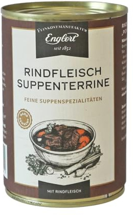 Englert | Pichelsteiner Eintopf | Rindfleisch Suppenterrine mit Lauch, Weißkraut, Karotten, Sellerie | 400ml