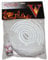 VITCAS 10mm White Stove Rope Seal + Glue (KIT) - High Temperature Rope Adhesive- Sealing- Gasketing- Fire Rope- Thermal Rope with Protective Gloves