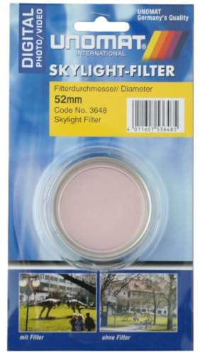 Unomat Skylight Filter Skylightfilter KR 1,5 vergütet chrom 52mm 52 mm in Box