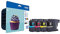 Brother Tinte LC-123 Original Kombi-Pack Schwarz, Cyan, Magenta, Gelb LC123VALBPDR, Multipack, Standard