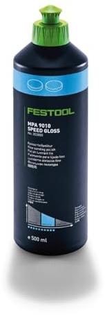 Festool Feinschleifpolitur MPA 9010 BL - Poliermittel 500 ml | Feinschleifpolitur für Zwischen- und Feinpolieren - Art.-Nr. 202050 - 1 Flasche