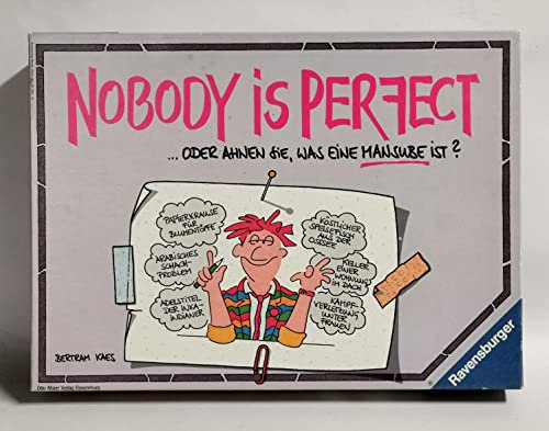 Ravensburger Nobody is Perfect. Brettspiel für 3-6 Spieler ab 14 Jahren