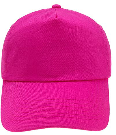 4sold Gorra de béisbol niños y niñas (Fuschia)