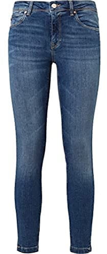 Mavi Damen Adriana Ankle Jeanshose, Blau (mid STR 22302), W27 (Herstellergröße: 27)