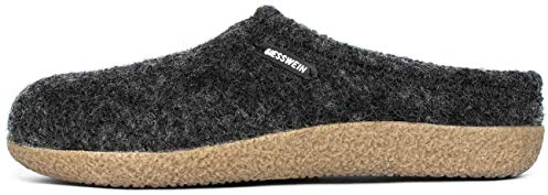 Giesswein Veitsch Hausschuhe Unisex Erwachsene - Schurwolle Pantoffeln | Anatomisches Wechselfußbett & Naturkautschuk-Laufsohle – Indoor & Outdoor Slipper für Zuhause & Terrasse