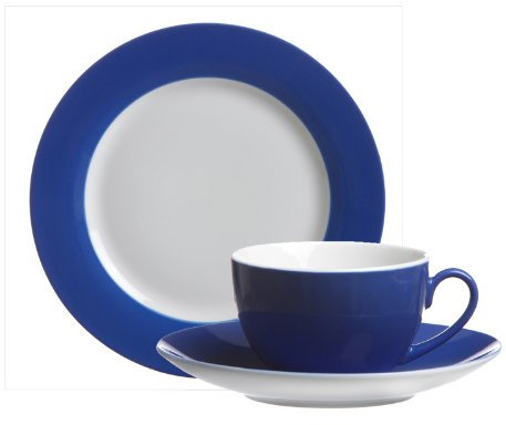 Kaffeeservice Erweiterungsgedeck Doppio indigo-blau