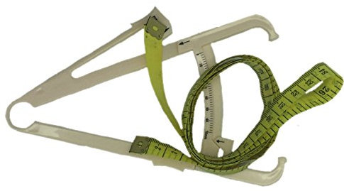 Körperfett-Taster und Maßband für Bodyfold Body Fat Analyzer und BMI-Messgerät von Boolavard