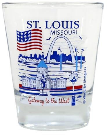 St. Louis Missouri Great American Villes Collection Verre à liqueur