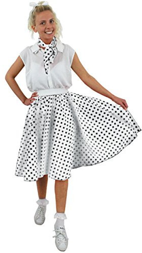 ILOVEFANCYDRESS I Love Fancy Dress ilfd4519ps Damen Kostüme mit lang Polka Dot Rock (Plus Größe)