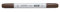 COPIC Ciao Marker Typ E - 59, Walnut, vielseitiger Layoutmarker, mit einer mittelbreiten und einer Brush-Spitze