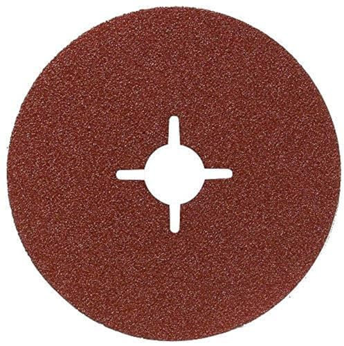 Bosch Accessories 2609256243 Disque abrasif X 5, pour Meuleuse d'angle Fixation à pince Grain 24 115 mm 8 mm Bois et métal