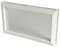 NICOLL AJA30010 380x225 203MI, Hublot décoratif rectangulaire : 380x225 mm, Vitre incolore, Ouverture à pratiquer : 340 x 185 mm, Épaisseur Panneaux : Mini 19 mm, Maxi 30 mm