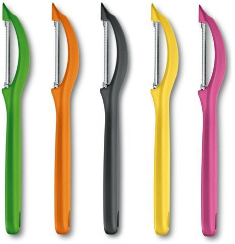 Victorinox - Lot de 5 Eplucheurs Fruits et Legumes Victorinox Couleur - Eplucheur Ergonomique