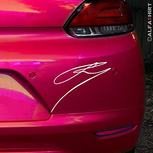 Aufkleber/Sticker Unterschrift Namenszug Signatur Alter Fritz 10x13cm #A430