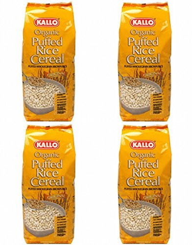 (4 PACK) - Kallo - Org Puffed Rice Cereal | 225g | 4 PACK BUNDLE