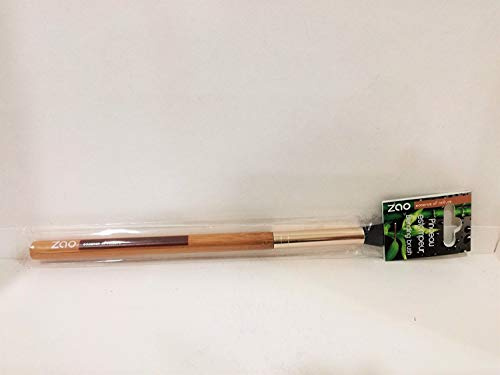 Zao, Genuine Bamboo Wood Backing Shell Case Cover/Blender Blending Brush Dusting Brush for Eye Shadow, Vegan