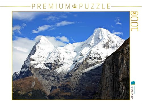 CALVENDO Puzzle Verschneite Gipfel | 1000 Teile Lege-Größe 64 x 48 cm Foto-Puzzle für glückliche Stunden