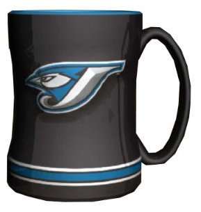 Boelter Brands MLB Toronto Blue Jays Sculpted Relief Mug, 14-ounce