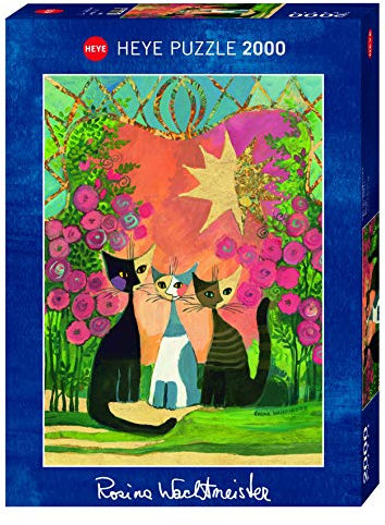 Heye-Rosen-gestempelte Puzzles (2000 Teile, Mehrfarbig), 96,6 x 68,8 x 2 Zentimeter