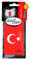 Airflair Lufterfrischer Flagge Türkei (Kirsche) – Langanhaltender Auto Duft für die Lüftung – Auto Duft Innenraum mit angenehmem Dufterlebnis – Frischer Duftbaum Auto