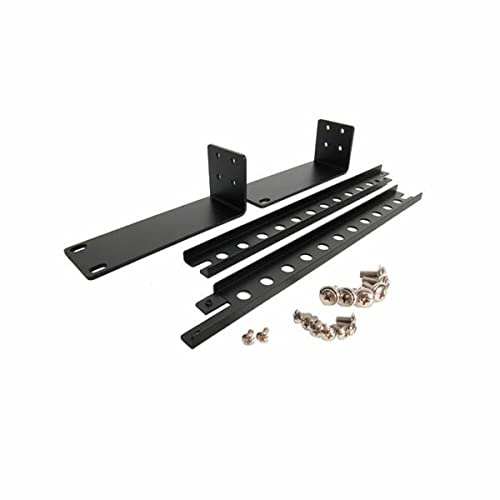 StarTech 1U Rackmount Brackets for SV431 KVM Switch (SV431RACK) | Rack mount rails, Series, Includes cable support bracket to reduce stress on KVM cables and switch connectors