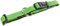 Nobby Halsband Soft Grip, hellgrün / braun L: 25/35 cm, B: 15 mm, 1 Stück