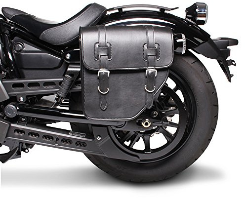Satteltasche für Yamaha XV 535 Virago Texas Schwarz Links