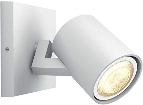 Philips Hue LED Spot Runner Erweiterung, dimmbar, alle Weißschattierungen, steuerbar via App, weiß, kompatibel mit Amazon Alexa (Echo, Echo Dot)