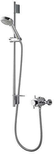 Aqualisa ASP001EA Exposed Mixer Shower with Adjustable Head, White